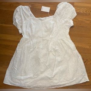 White Eyelet Dress